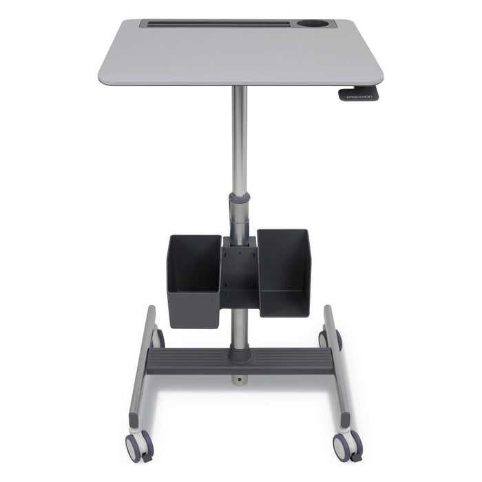 LearnFit SE Sit-Stand Desk, 24" x 20.5" x 45", Gray