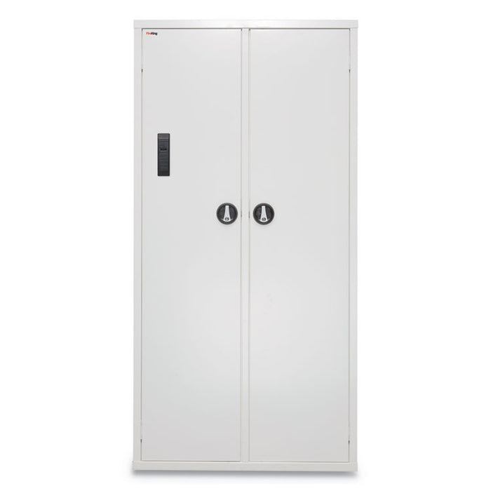 Medical Storage Cabinet with Electronic Lock, 36w x 15d x 72h, White