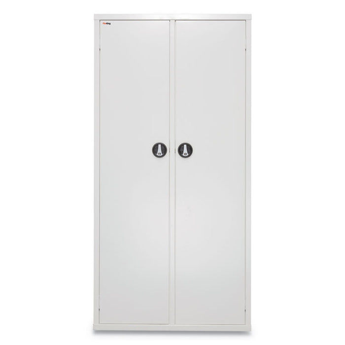Medical Storage Cabinet with Cam Lock, 36w x 15d x 72h, White