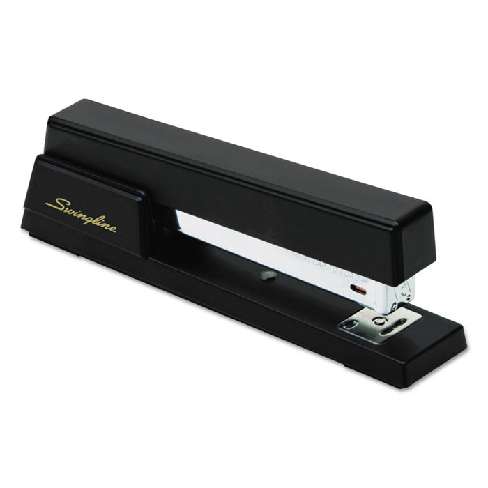 Premium Commercial Full Strip Stapler, 20-Sheet Capacity, Black