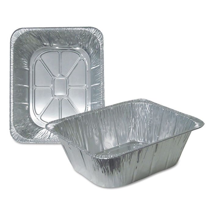 Aluminum Steam Table Pans, Half Size, Extra Deep, 100/Carton