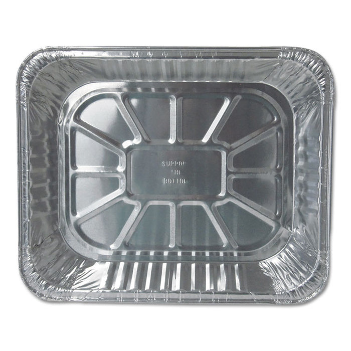 Aluminum Steam Table Pans, Half-Size Deepâ120 oz., 2.56" Deep, 10.38 x 12.75, 100/Carton