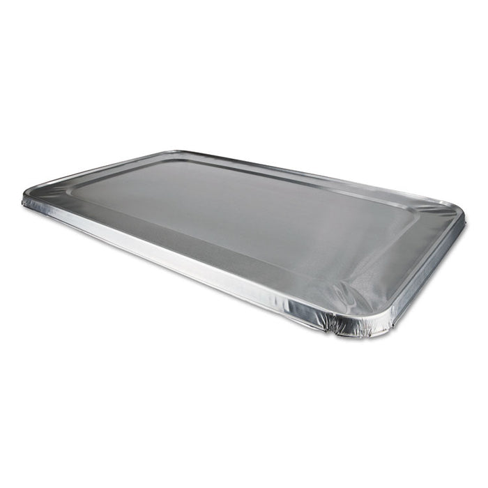 Aluminum Steam Table Lids for Rolled Edge Half Size Pan, 50/Carton