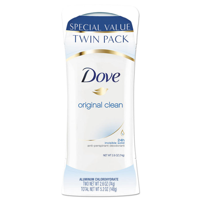 Invisible Solid Antiperspirant Deodorant, Original Scent, 2.6 oz, 2/Park