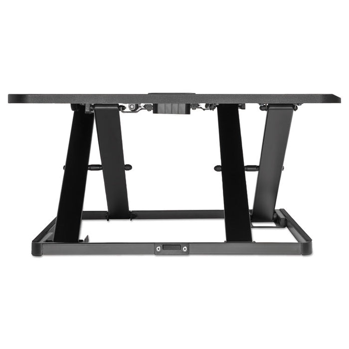 AdaptivErgo Ultra-Slim Sit-Stand Desk, 31.33" x 21.63" x 1.5" to 16", Black