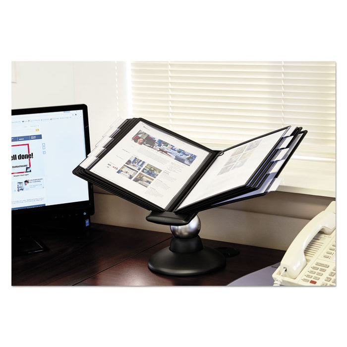 SHERPA Motion Desk Reference System, 10 Panels, Black Borders