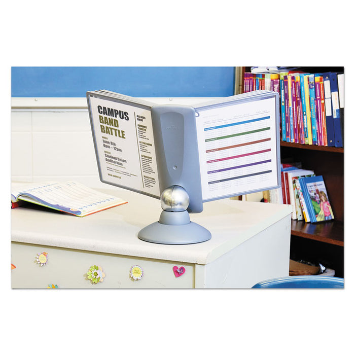 SHERPA Motion Desk Reference System, 10 Panels, Gray Borders