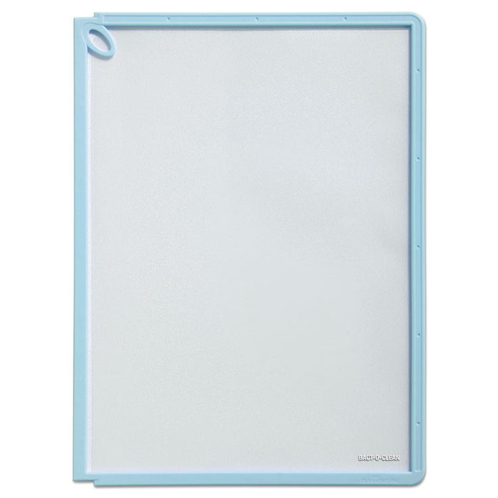 SHERPA Style Wall-Mount Reference System, 20 Sheet Capacity, Blue/Gray