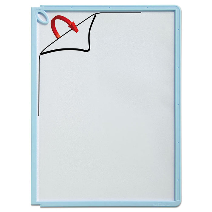 SHERPA Style Desk-Mount Reference System, 20 Sheet Capacity, Blue/Gray