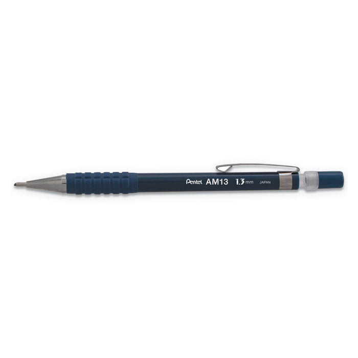 Sharp Mechanical Pencil, 1.3 mm, HB (#2.5), Black Lead, Blue Barrel