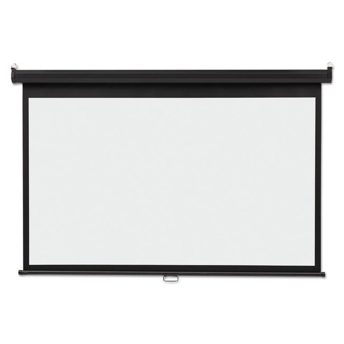 Wide Format Wall Mount Projection Screen, 65 x 116, White