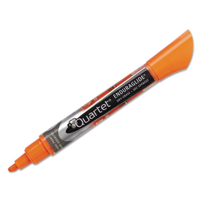 EnduraGlide Dry Erase Marker, Broad Chisel Tip, Nine Assorted Colors, 12/Set