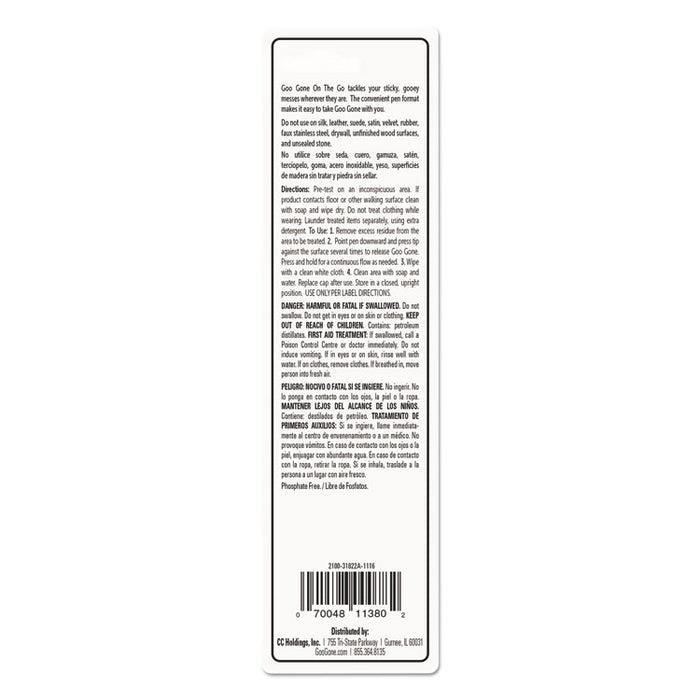 Mess-Free Pen Cleaner, Citrus Scent, 0.34 Pen Applicator