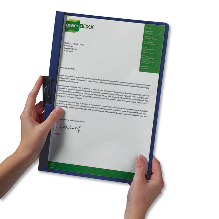 DuraClip Report Cover, 8 9/10 x 11 1/5, Clear, 5/Pack