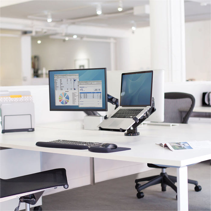 Laptop Arm Accessory, Black, Supports 15 lb