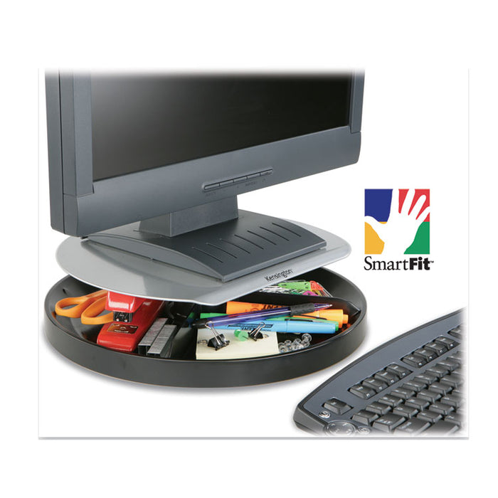 Spin2 Monitor Stand with SmartFit, 14" x 14" x 2.25" to 3.25", Gray