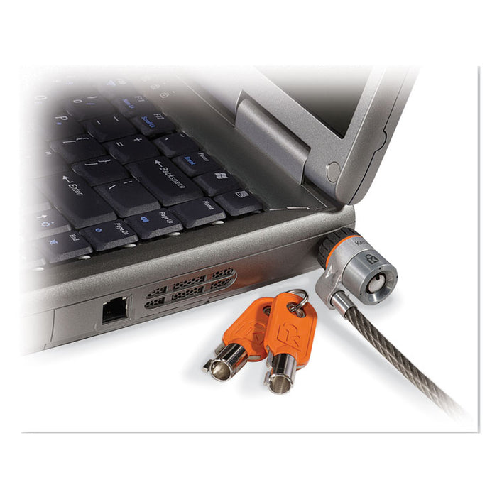 Laptop Computer Microsaver Security Cable with Lock, 2 Keys