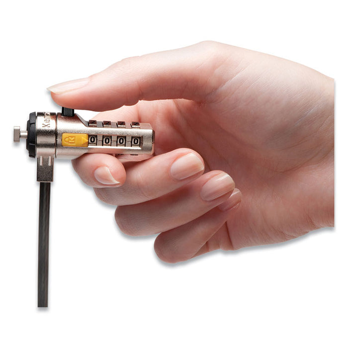 Combination Laptop Lock, 6ft Carbon Strengthened Steel Cable