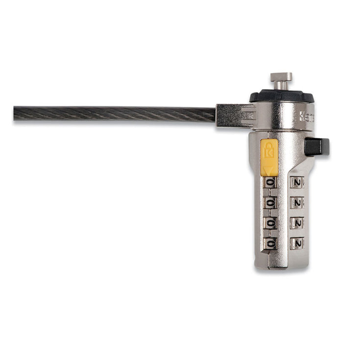 Combination Laptop Lock, 6ft Carbon Strengthened Steel Cable