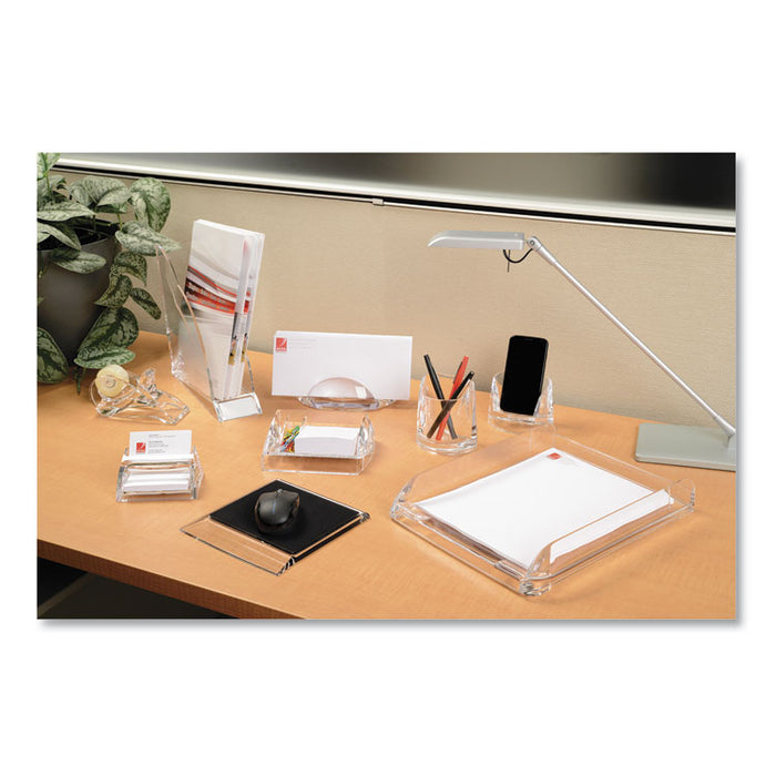 Stratus Acrylic Document Tray, 1 Section, Letter Size Files, 10.75" x 2.5" x 13.25", Clear