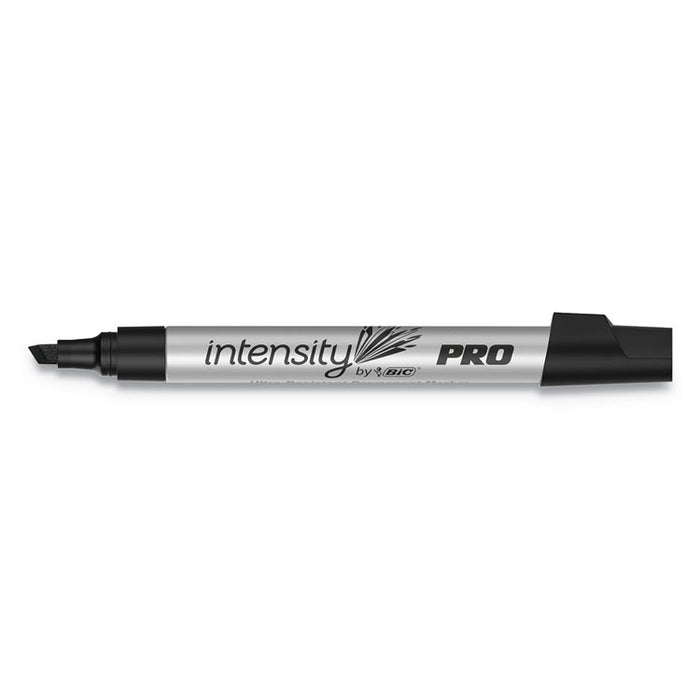 Intensity Metal Pro Permanent Marker, Broad Pro Chisel Tip, Black, Dozen
