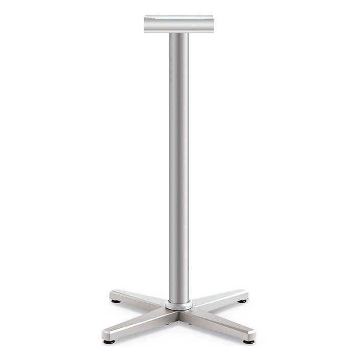 Arrange X-Leg Base for 30-36" Tops, 25.59w x 25.59d x 40h, Silver