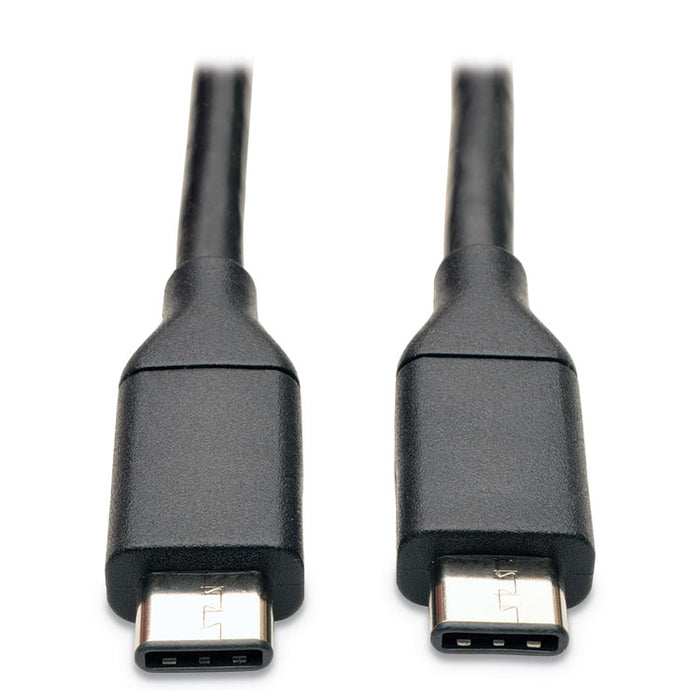 USB 3.1 Gen 1 (5 Gbps) Cable, USB Type-C (USB-C) to USB Type-C (M/M), 3A. 3 ft