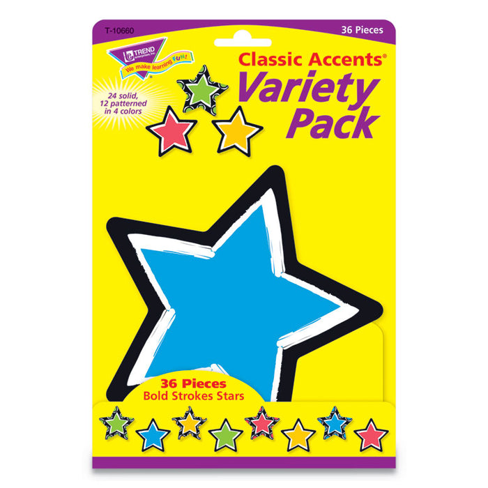Bold Strokes Stars Classic Accents Variety Pack, Blue/Green/Red/Yellow