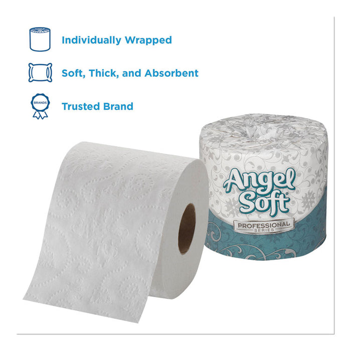 Angel Soft ps Premium Bathroom Tissue, Septic Safe, 2-Ply, White, 450 Sheets/Roll, 80 Rolls/Carton