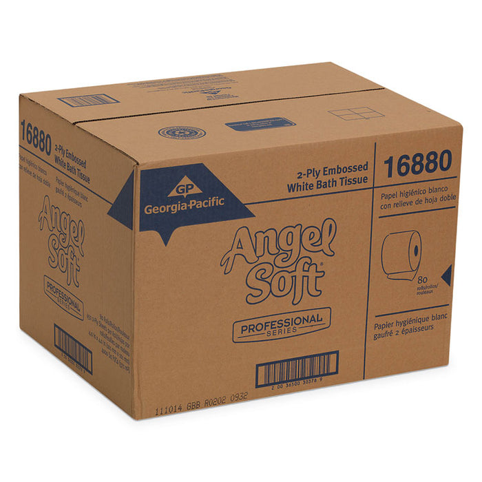 Angel Soft ps Premium Bathroom Tissue, Septic Safe, 2-Ply, White, 450 Sheets/Roll, 80 Rolls/Carton