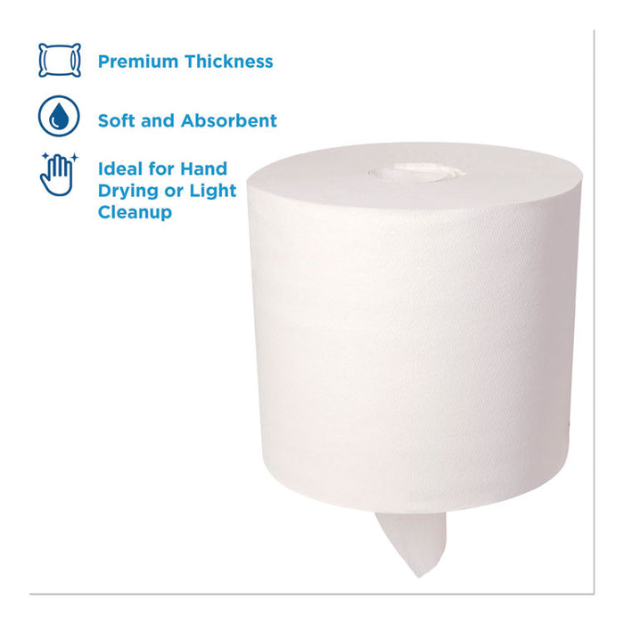 SofPull Perforated Paper Towel, 7 4/5 x 15, White, 560/Roll, 4 Rolls/Carton