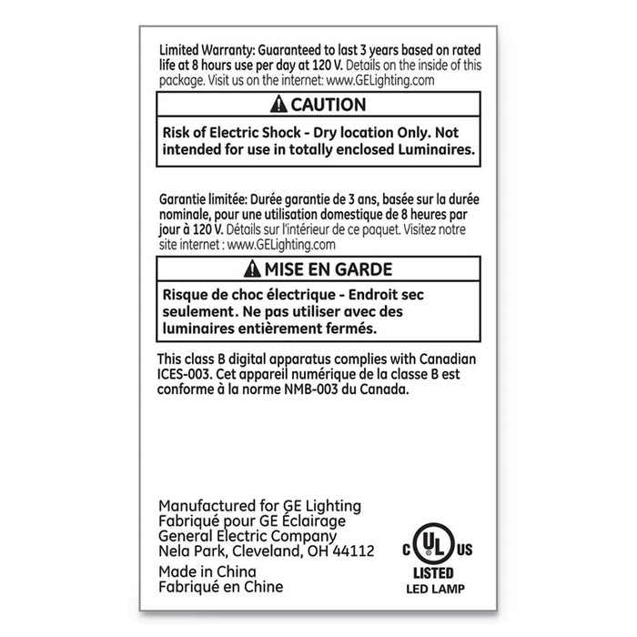 LED MR16 GU10 Dimmable Warm White Flood Light, 3000K, 3.7 W