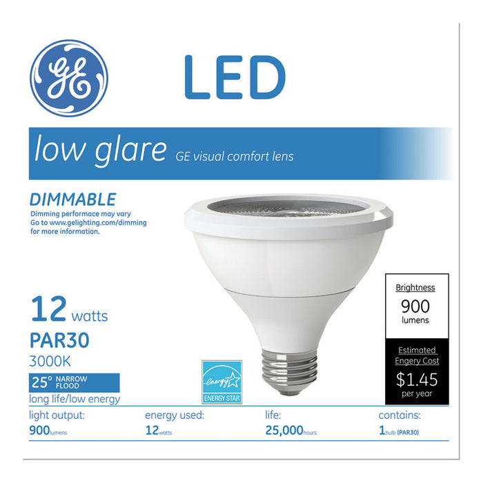LED PAR30 Dimmable Warm White Flood Light Bulb, 2700K, 12 W