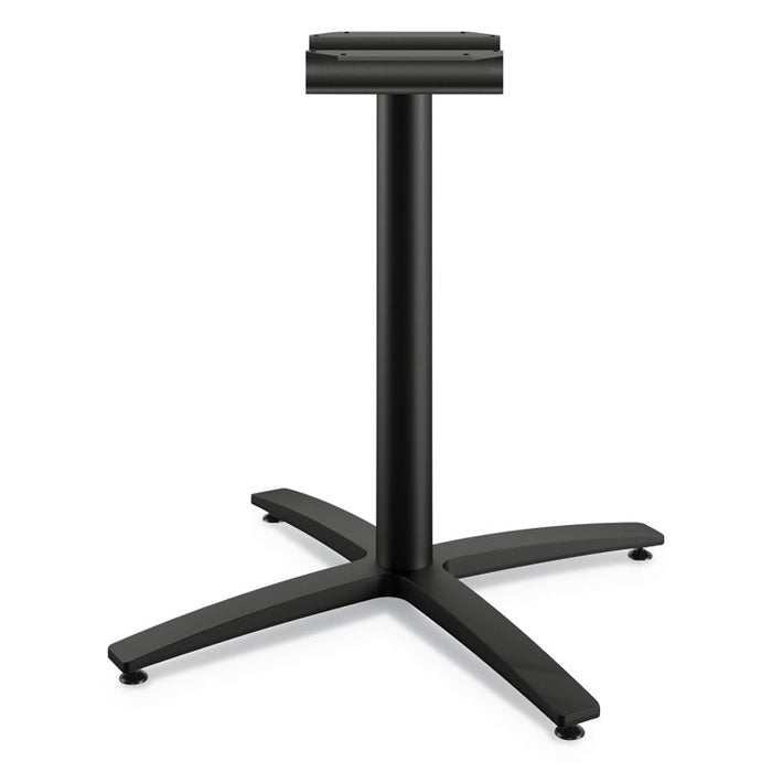 Between Seated-Height X-Base for 30"-36" Table Tops, Black