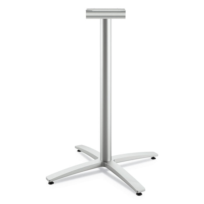Between Standing-Height X-Base for 42" Table Tops, Silver