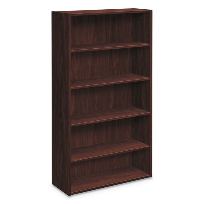 Foundation Bookcases, 32.06w x 13.81d x 65.38h, Mahogany