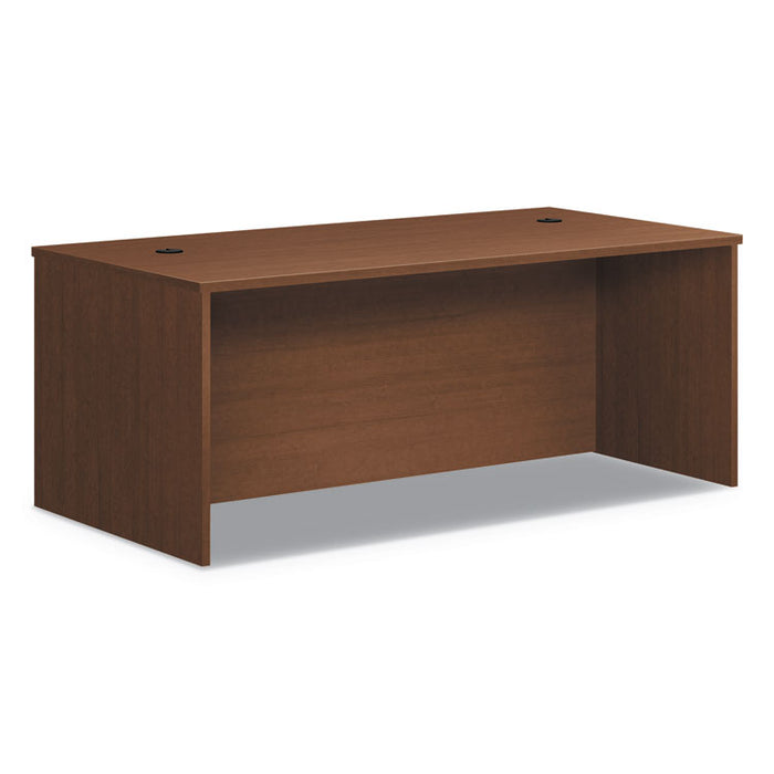 Foundation Rectangle Top Desk Shell, 72w x 36d x 29h, Shaker Cherry