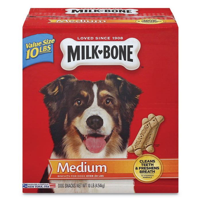 Original Medium Sized Dog Biscuits, Original, 10 lbs, 10/Carton