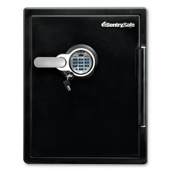 Fire-Safe with Biometric & Keypad Access, 2 cu ft, 18.6w x 19.3d x 23.8h, Black