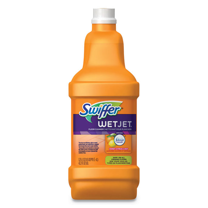 WetJet System Cleaning-Solution Refill, Citrus Scent, 1.25 L Bottle