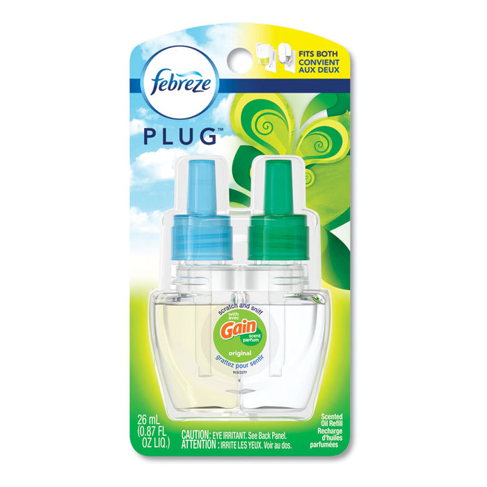 PLUG Air Freshener Refills, Gain Original, 0.87 oz