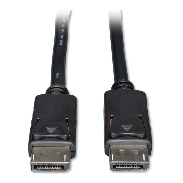 DisplayPort Cable with Latches (M/M), 4K x 2K 3840 x 2160 @ 60Hz, 3 ft.