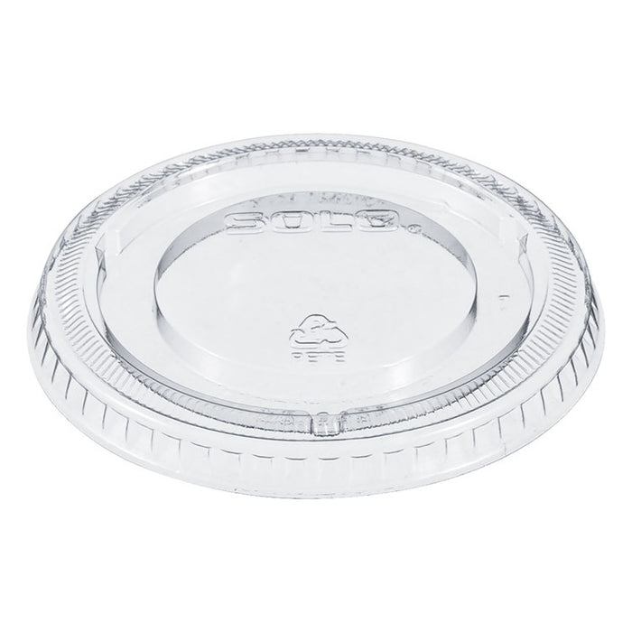 Non-Vented Cup Lids, Fits 12 oz Cups, Clear, 2500/Carton