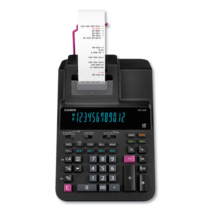 DR-120R Printing Calculator, 2 Print, 3.5 Lines/Sec
