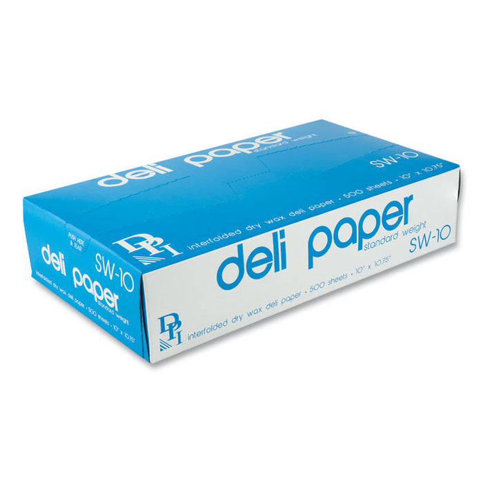 Interfolded Deli Sheets, 10" x 10 3/4", 500 Sheets/Box, 12 Boxes/Carton