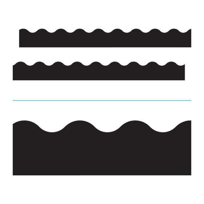 Terrific Trimmers Solid Colors Board Trim, 2.25" x 39 ft, Black