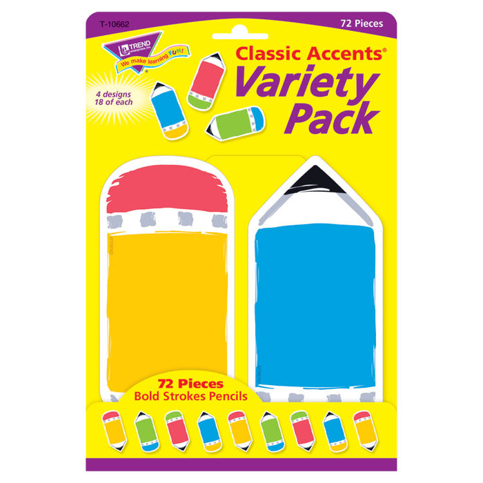 Bold Strokes Classic Accents Variety Pack, Pencils, Assorted, 6" x 7.88"