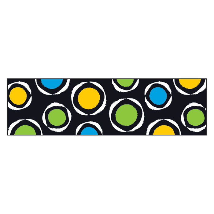 Bolder Borders, 2 3/4" x 42", Bold Strokes Circles, Assorted