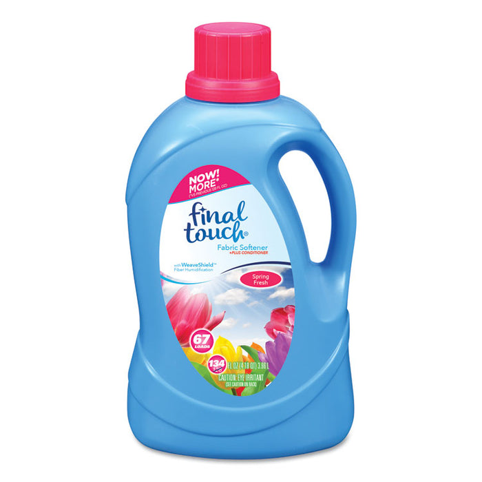 Fabric Softener, Spring Fresh Scent, 67 Loads, 134 oz Bottle