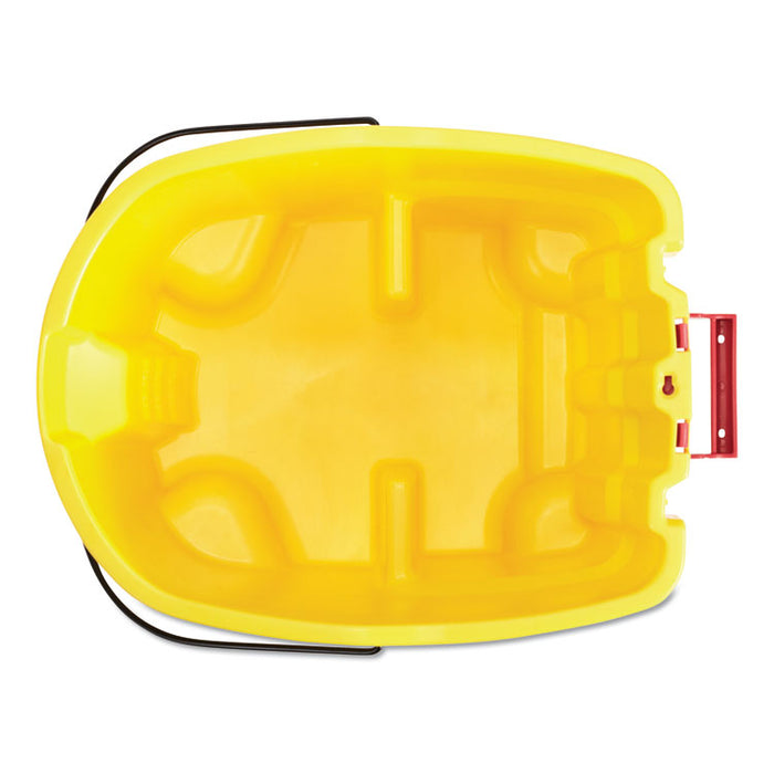 WaveBrake 2.0 Bucket, 8.75 gal, Plastic, Yellow